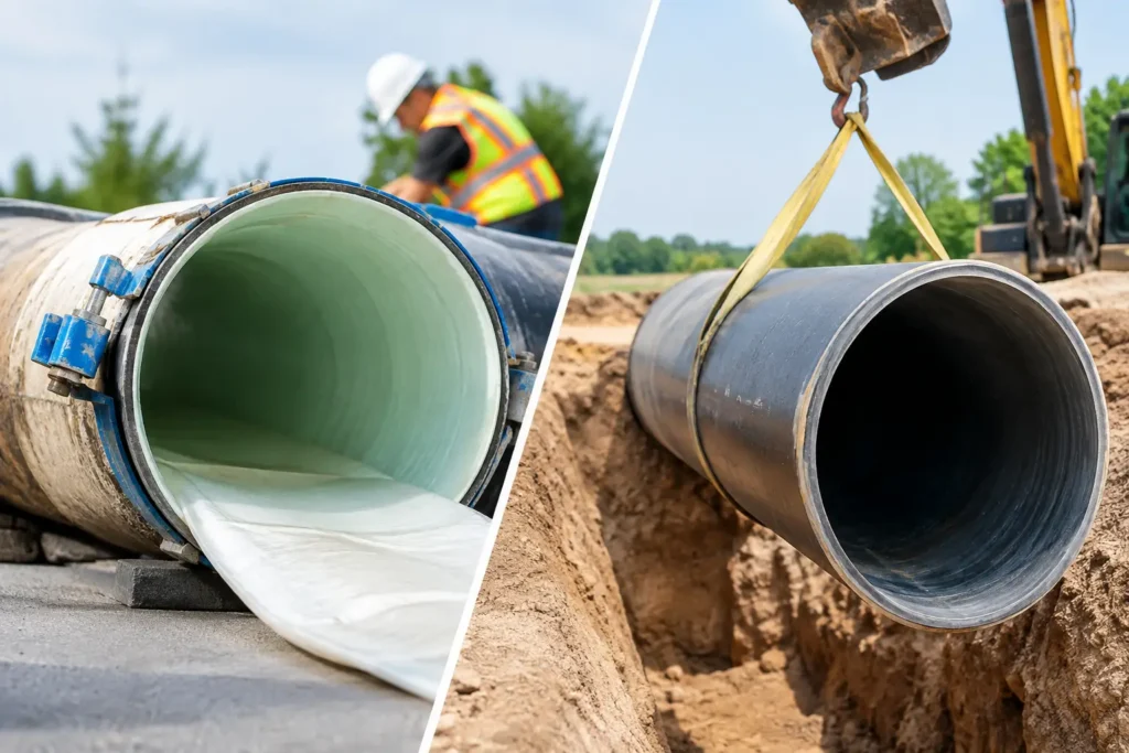 CIPP Lining Versus Pipe Replacement Compared